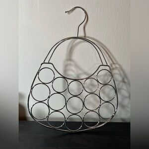 Silver Metal Scarf Hanger